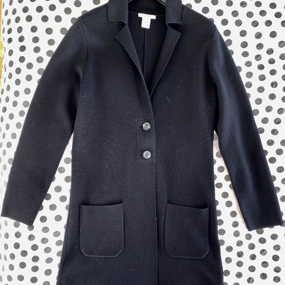 JOAN VASS 100% wool black coat